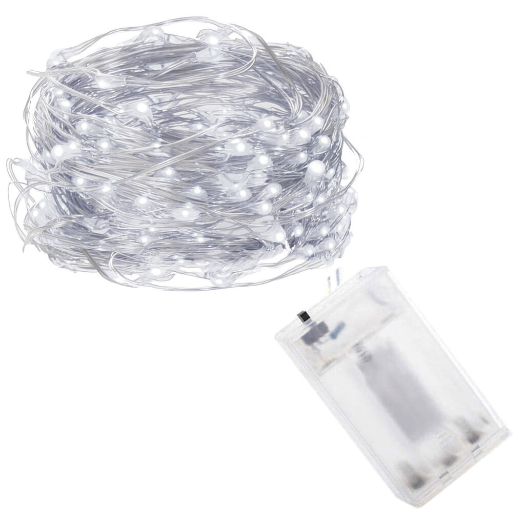 Girlianda 50 LED MicroLED "Smart", šaltai balta kaina ir informacija | Girliandos | pigu.lt