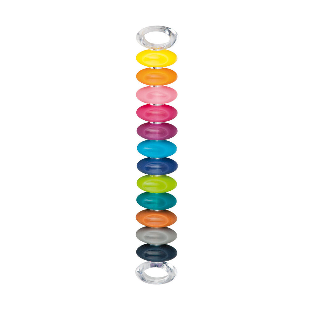 Tescoma taurių žiedai, 12 spalvų kaina ir informacija | Virtuvės įrankiai | pigu.lt