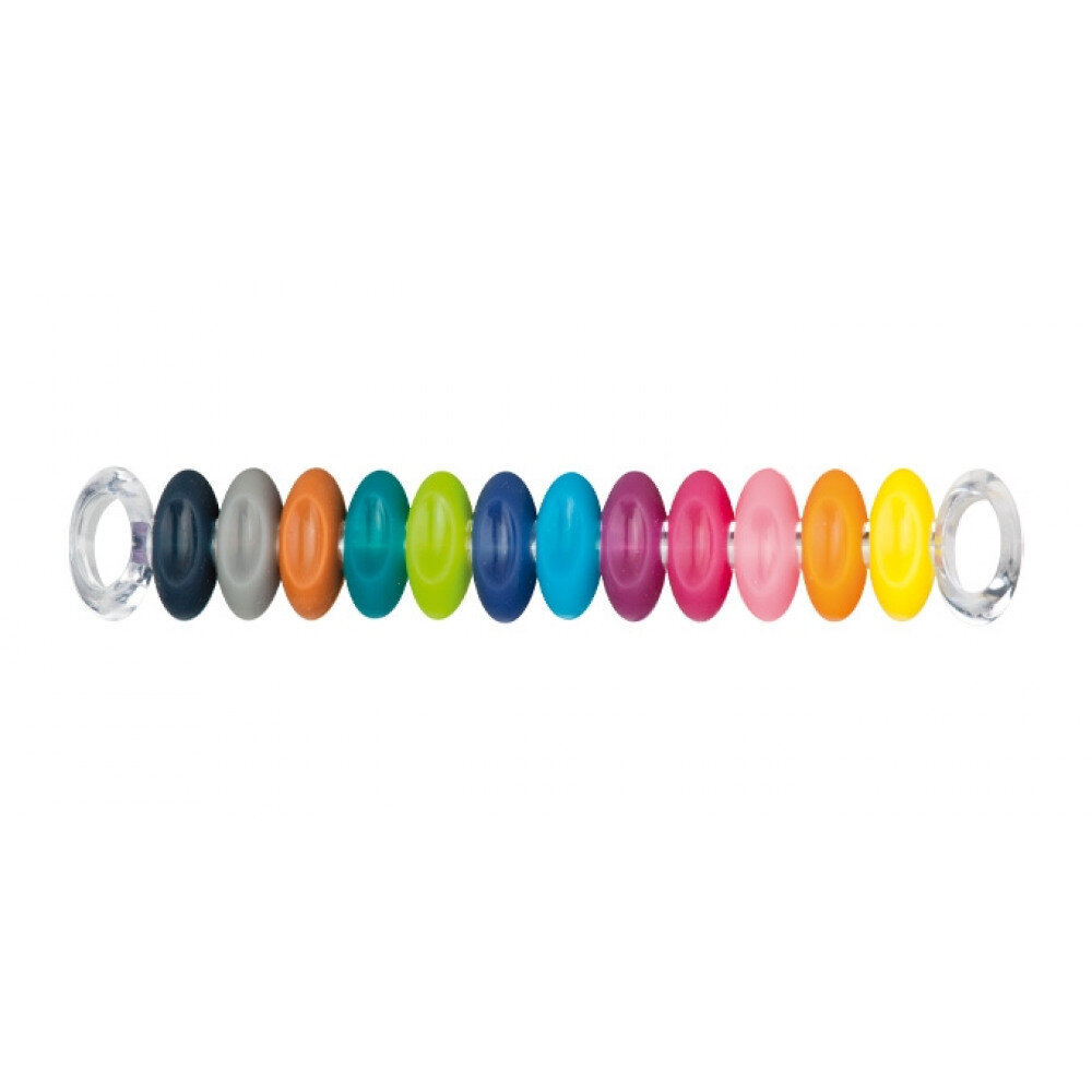 Tescoma taurių žiedai, 12 spalvų kaina ir informacija | Virtuvės įrankiai | pigu.lt
