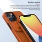 Nillkin Qin Book PRO Case, skirtas iPhone 13 Pro Max, rudas kaina ir informacija | Telefono dėklai | pigu.lt