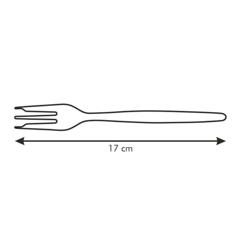 Tescoma Praktik desertinių šakučių rinkinys, 3 vnt. kaina ir informacija | Stalo įrankiai | pigu.lt