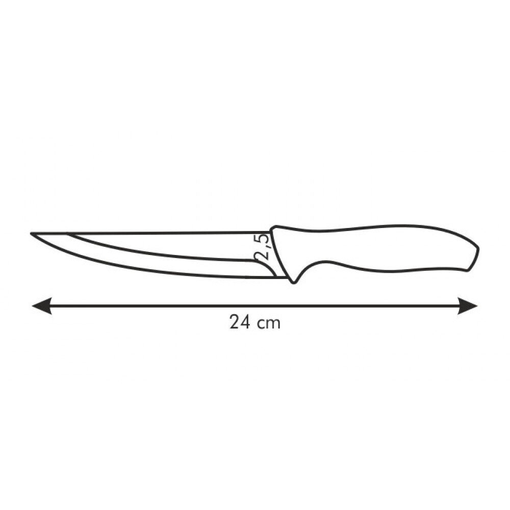Tescoma Sonic universalus peilis, 12 cm kaina ir informacija | Peiliai ir jų priedai | pigu.lt