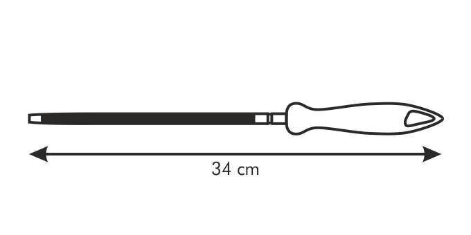 Tescoma Presto galąstuvas, 20 cm kaina ir informacija | Peiliai ir jų priedai | pigu.lt