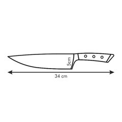 Tescoma virtuvinis peilis Azza, 20 cm kaina ir informacija | Peiliai ir jų priedai | pigu.lt