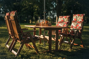 Стол ”LOLAND” коричневый Folkland Home цена и информация | Садовые столы, столики | pigu.lt