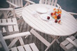 Sulankstomas sodo stalas "Canada" Baltas Folkland Home kaina ir informacija | Lauko stalai, staliukai | pigu.lt