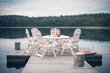 Sulankstomas sodo stalas "Canada" Baltas Folkland Home kaina ir informacija | Lauko stalai, staliukai | pigu.lt