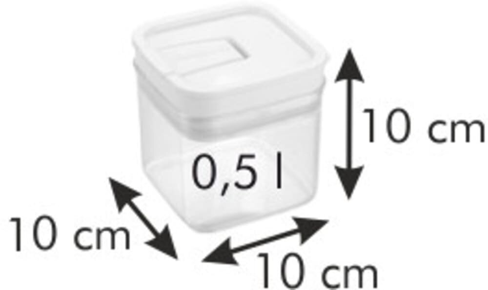 Tescoma Airstop maisto saugojimo indas, 0.5 l цена и информация | Maisto saugojimo  indai | pigu.lt