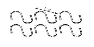 Teskoma крючки Monti, 6 шт. цена и информация | Кухонная утварь | pigu.lt