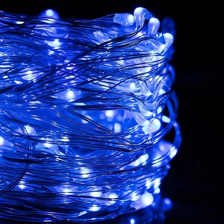 Girlianda 480 LED MicroLED su pultu "Smart", mėlyna, 48 m kaina ir informacija | Girliandos | pigu.lt
