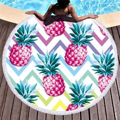 Paplūdimio rankšluostis Victoria Fashion Ananas, 150 cm kaina ir informacija | Kitas turistinis inventorius | pigu.lt