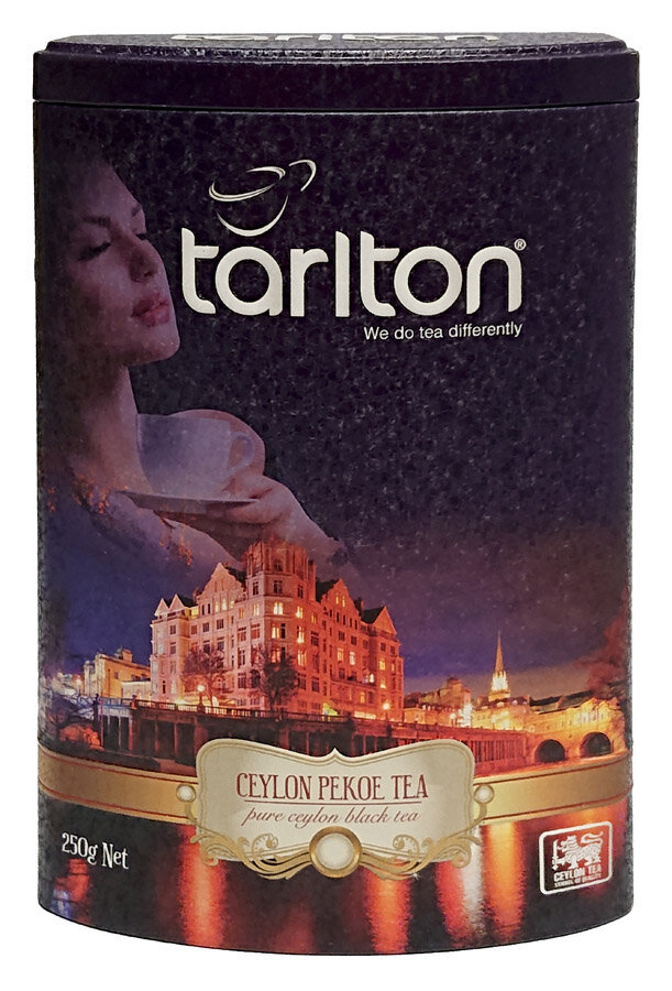 Ceilono juoda, birių lapų arbata Pekoe, Pure Ceylon Black tea Pekoe, Tarlton, 250g kaina ir informacija | Arbata | pigu.lt