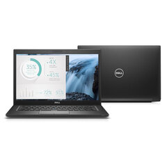 14&#34; Dell e7480 i5-6300U 4GB 240GB SSD Windows 10 Professional kaina ir informacija | Nešiojami kompiuteriai | pigu.lt