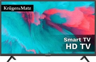 TV  Krüger & Matz KM0232-S5  81,3 cm (32") HD Smart  Black цена и информация | Телевизоры | pigu.lt