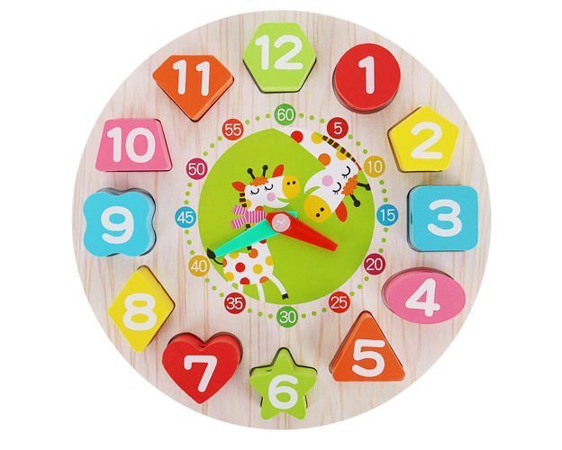 Medinis vaikiškas laikrodis kaina ir informacija | Žaislai kūdikiams | pigu.lt
