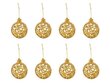 Kalėdinių kamuoliukų rinkinys 100 vnt + auksinė žvaigždė kaina ir informacija | Dekoracijos šventėms | pigu.lt