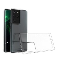 Чехол Ultra Clear Gel TPU для Samsung Galaxy S21 Ultra 5G, 0.5 мм, прозрачный цена и информация | Чехлы для телефонов | pigu.lt