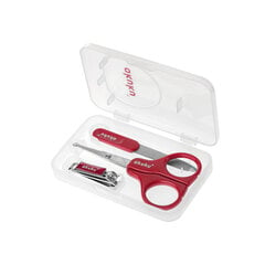 Детский набор для ухода за ногтями Akuku, красный, A0042 цена и информация | Средства для гигиены | pigu.lt