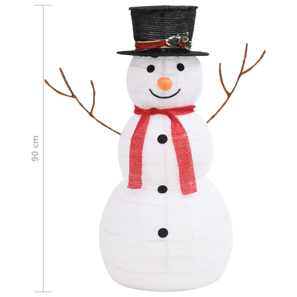 Kalėdų dekoracija sniego senis, 90 cm kaina ir informacija | Kalėdinės dekoracijos | pigu.lt