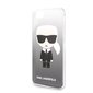 Karl Lagerfeld Iconic Degrade Cover, skirtas iPhone 7/8/SE2020, juodas kaina ir informacija | Telefono dėklai | pigu.lt