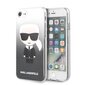 Karl Lagerfeld Iconic Degrade Cover, skirtas iPhone 7/8/SE2020, juodas kaina ir informacija | Telefono dėklai | pigu.lt