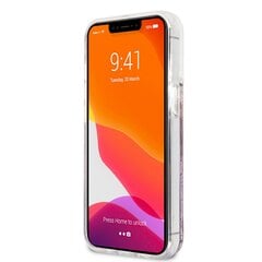 GUHCP13LLG4GPI Guess TPU Big 4G Liquid Glitter Pink Case, skirtas iPhone 13 Pro, skaidrus kaina ir informacija | Telefono dėklai | pigu.lt