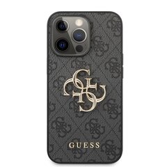 GUHCP13L4GMGGR Guess PU 4G Metal Logo чехол для iPhone 13 Pro Grey цена и информация | Чехлы для телефонов | pigu.lt