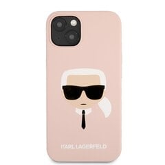 Telefono dėklas Karl Lagerfeld Liquid Silicone Karl Head Case, skirtas iPhone 13 mini kaina ir informacija | Telefono dėklai | pigu.lt