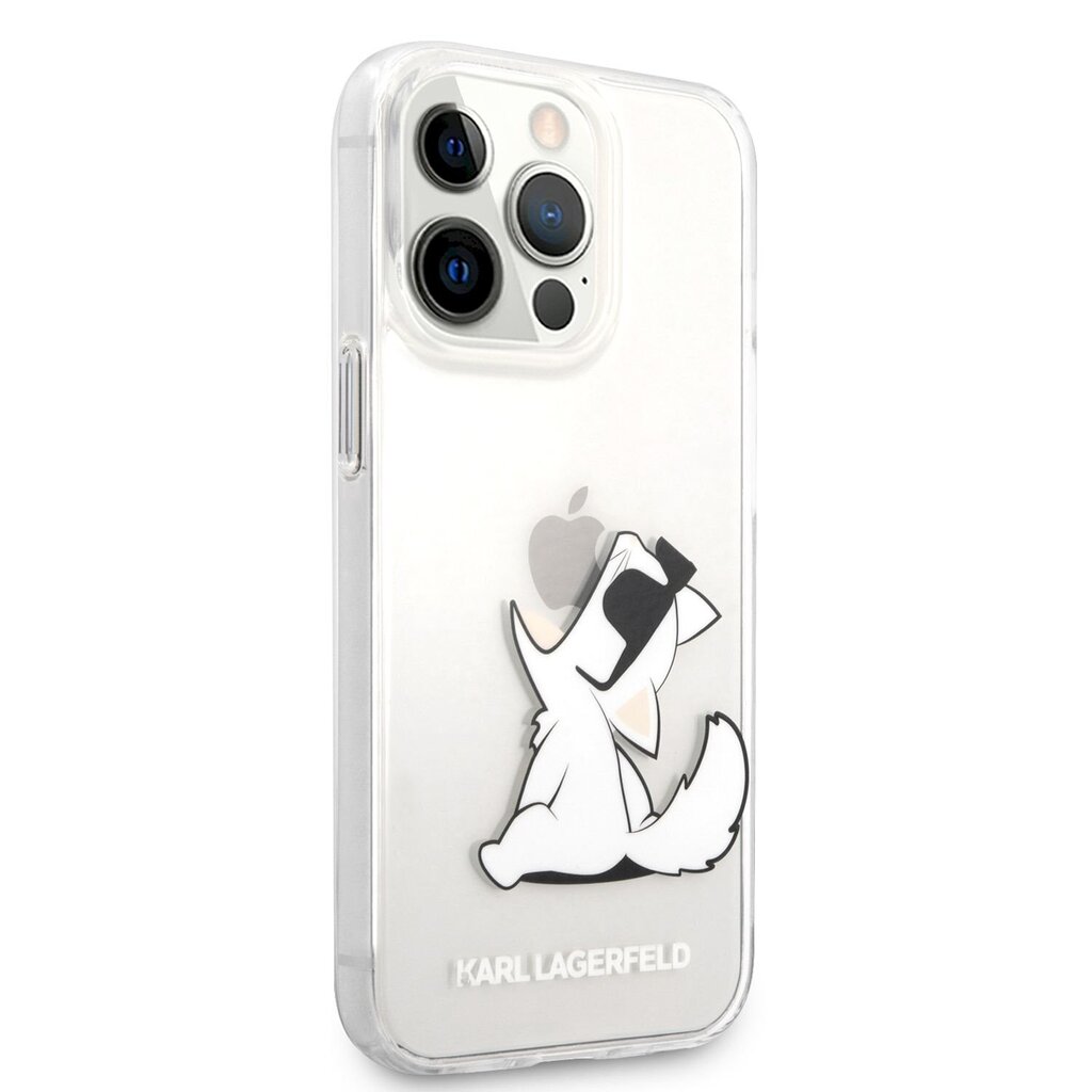 Karl Lagerfeld PC/TPU Choupette Eat Case, skirtas iPhone 13 Pro, skaidrus цена и информация | Telefono dėklai | pigu.lt