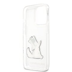 Чехол для телефона KLHCP13XCFNRC Karl Lagerfeld PC/TPU Choupette Eat Case for iPhone 13 Pro Max Transparent цена и информация | Чехлы для телефонов | pigu.lt