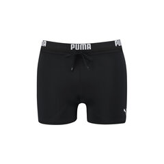 Maudymosi glaudės vyrams Puma Swim Men Logo 90765704, juodos kaina ir informacija | Maudymosi šortai, glaudės | pigu.lt