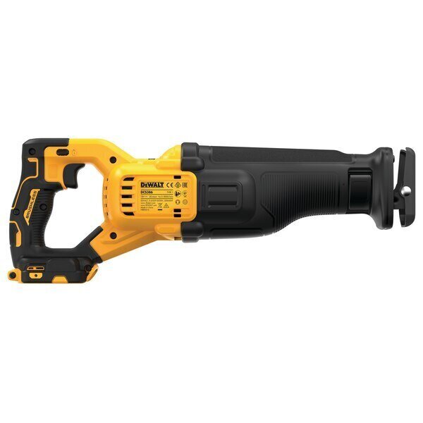 Belaidis pjovimo pjūklas 18V DeWalt DCS386NT-XJ (be akumuliatoriaus) kaina ir informacija | Pjūklai, pjovimo staklės | pigu.lt