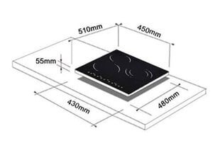 Schlosser PI403S1 цена и информация | Schlosser Бытовая техника и электроника | pigu.lt