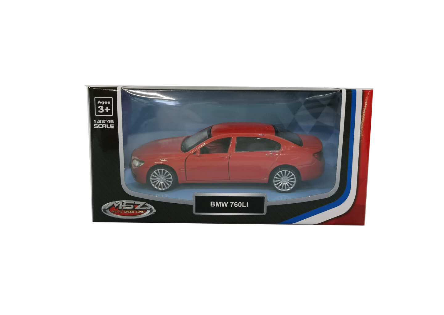 Žaislinis automobilis MSZ BMW 760 LI, 1:46 kaina ir informacija | Žaislai berniukams | pigu.lt