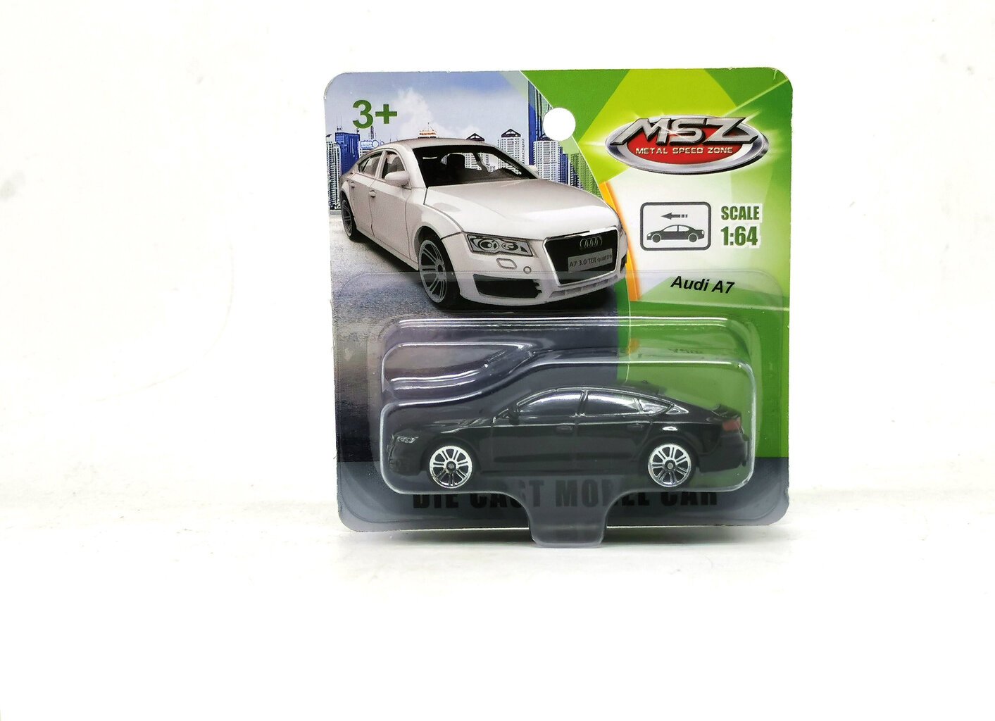 Žaislinis automobilis MSZ Audi A7, 1:64 kaina ir informacija | Žaislai berniukams | pigu.lt