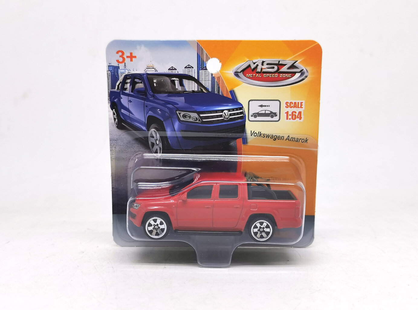 Automobilis MSZ Volkswagen Amarok, 1:64 kaina ir informacija | Žaislai berniukams | pigu.lt