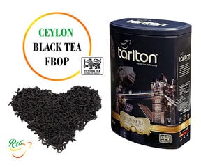 Ceilono juoda lapų arbata FBOP, Pure Ceylona Black tea FBOP, Tarlton, 250g kaina ir informacija | Arbata | pigu.lt