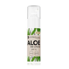 Bell HYPOAllergenic Aloe SPF15 BB крем 20 г, 03 Natural цена и информация | Пудры, базы под макияж | pigu.lt