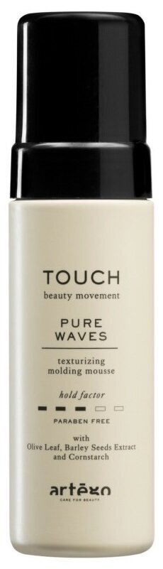 Artego Touch Pure Waves garbanas formuojantis plaukų putos kaina ir informacija | Plaukų formavimo priemonės | pigu.lt