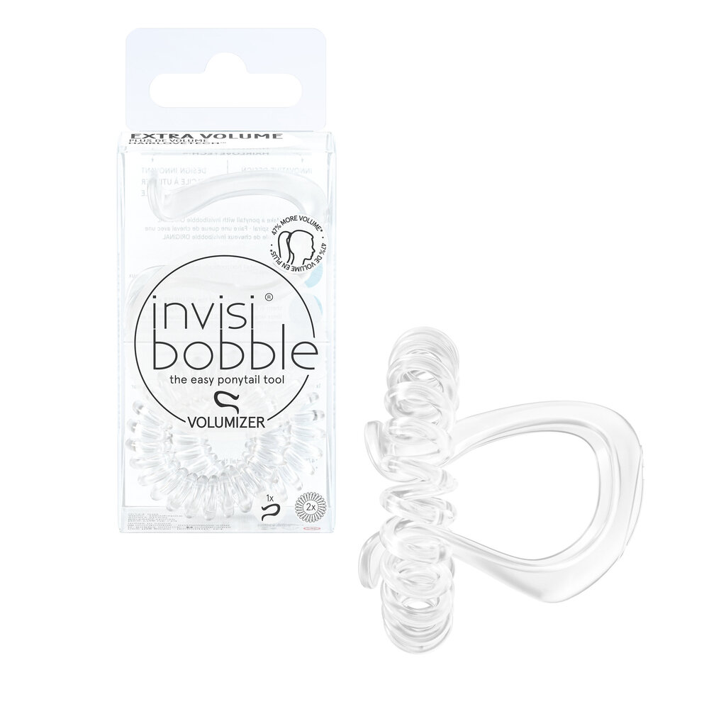 Plaukų gumytė Invisibobble Volumizer Crystal Clear, 1 vnt. kaina ir informacija | Plaukų aksesuarai | pigu.lt