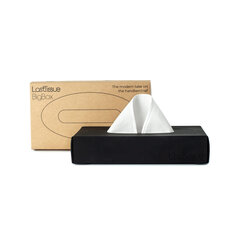 Daugkartinio naudojimo nosinė LastObject LastTissue Box Black, 18 vnt. kaina ir informacija | Vatos gaminiai, drėgnos servetėlės | pigu.lt