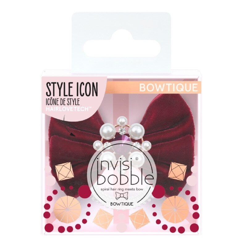 Plaukų gumytės Invisibobble Bowtique British Royal Take a Bow kaina ir informacija | Plaukų aksesuarai | pigu.lt