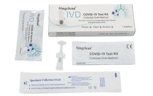 Экспресс-тест на наличие антигена COVID-19 в носоглотке, 1 шт. цена и информация | Экспресс-тесты на COVID-19 | pigu.lt