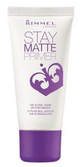 Makiažo bazė Rimmel Stay Matte 30 ml цена и информация | Пудры, базы под макияж | pigu.lt