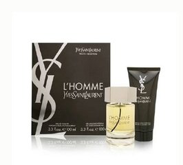 Rinkinys Yves Saint Laurent L'Homme vyrams: tualetinis vanduo EDT, 100 ml + dušo gelis, 100 ml kaina ir informacija | Kvepalai vyrams | pigu.lt