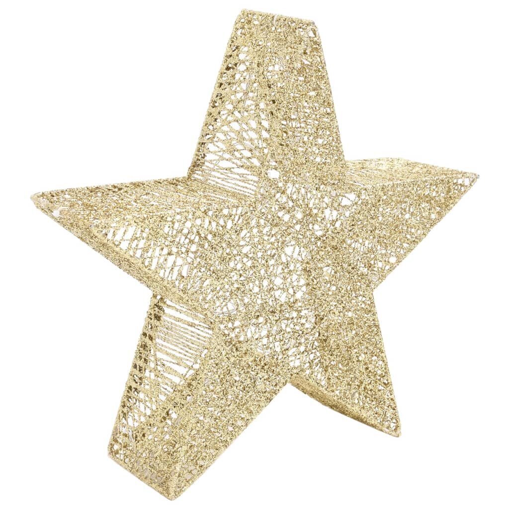 Kalėdų dekoracija žvaigždės, auksinės kaina ir informacija | Kalėdinės dekoracijos | pigu.lt