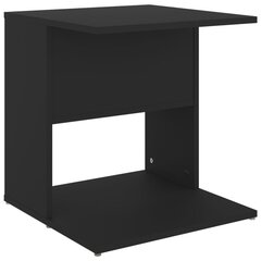 Šoninis staliukas, 45x45x48 cm, juodas цена и информация | Журнальные столики | pigu.lt