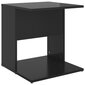 Šoninis staliukas, 45x45x48 cm, juodas цена и информация | Kavos staliukai | pigu.lt