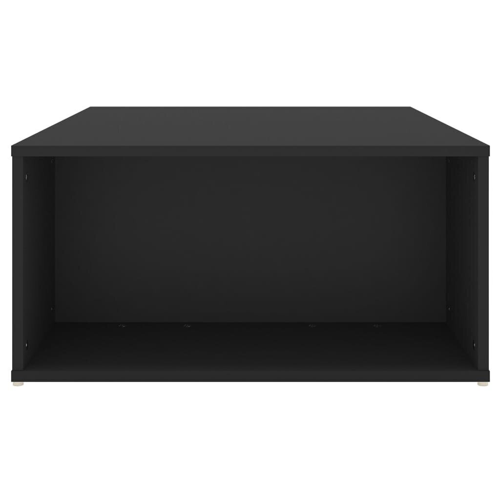 Kavos staliukas, 90x67x33 cm, juodas цена и информация | Kavos staliukai | pigu.lt