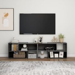 Televizoriaus spintelė, 149x30x52 cm, pilka kaina ir informacija | TV staliukai | pigu.lt